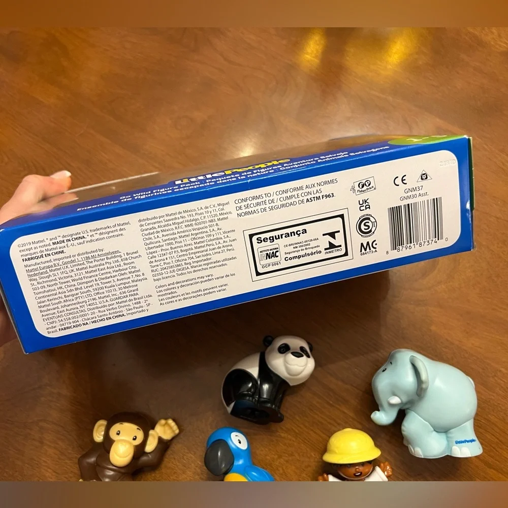 Fisher-Price Little People Go Wild Jungle Adventure 5 piece safari animals NWB - Picture 6 of 10